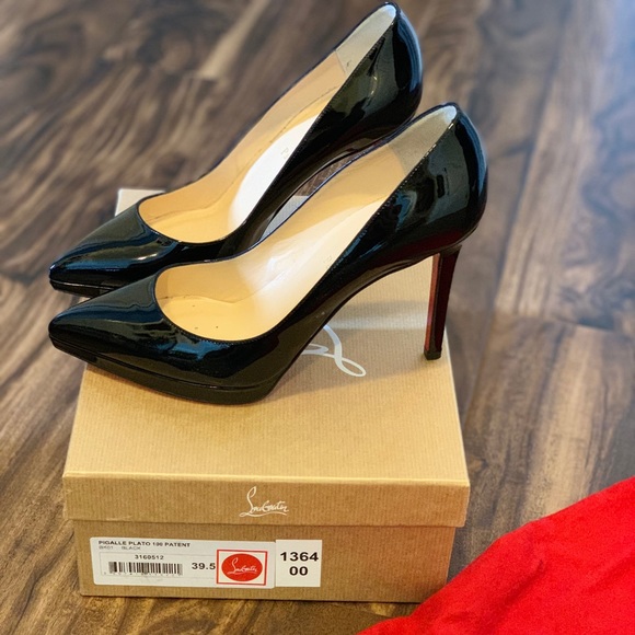 Christian Louboutin Shoes - Pigalle Plato 100 patent Christian Louboutin